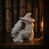 Статуэтка Ведьмы в винтажном стиле, 3D-печатная статуя, готическая скульптура с вороном, мистическая фигурка для дома, рабочего стола, полки, для Хэллоуина, в помещении и на улице
