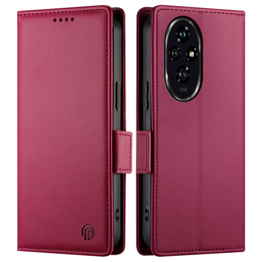 DF-010 For Honor 200 5G Wallet Case PU Leather Stand Phone Cover