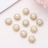 Clothing Decorations Apparel Sewing Rhinestone Buttons Pearl Hairpins Pearl Button Hat Accessories