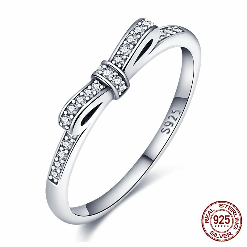 Абсолютно новое 100% подлинное 925 серебряное женское кольцо оригинальное сердце корона розовое золото кристалл обручальное кольцо годовщина свадьбы ювелирное изделие