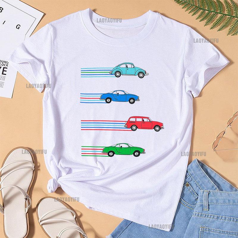 Футболка Cars Культовое ТВ Команда А Генерал Ли Кит Бэтмобиль Охотники за привидениями Назад в будущее 6615X Мультяшная мужская футболка Хипстерская Y2k футболка