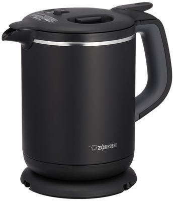 Электрический чайник Zojirushi объемом 0,8 л сохраняет температуру 90℃ в течение 1 часа после закипания, с функцией капельного заваривания кофе, черный CK-AX08-BA