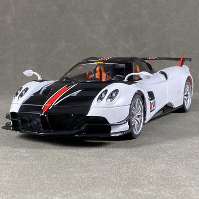 1:18 Pagani Huayra BC Высокопроизводительный Суперкар Литой Металлический Модель Домашний Интерьер Модные Игрушки Украшения Звук и Свет Коллекция