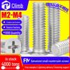 Galvanized Cross Slot Countersunk Flat Head Screws - White Zinc, Sizes M2 To M4