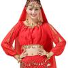 For Thailand/India/Arab Nightclub Sequin Performance Top Belly Dance Top Dance Wear Show Costumes
