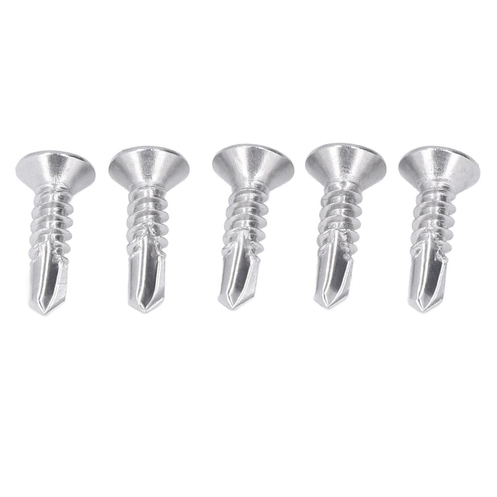 200 шт. Саморез с крестообразным потайным шлицем, нержавеющая сталь 410, номинальная длина 19 мм, M4.8?16