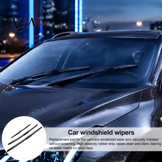 All Season Wipers 3 Pcs 26" 16" 11" Windshield Wiper Blades Replacement for Kia Sportage Precision Fit 2016 2017 2018 2019 2020, Weather Front