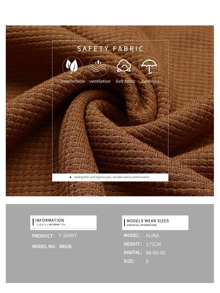 Европейский и американский осенний пуловер с V-образным вырезом в стиле ретро, вафельный, с длинным рукавом