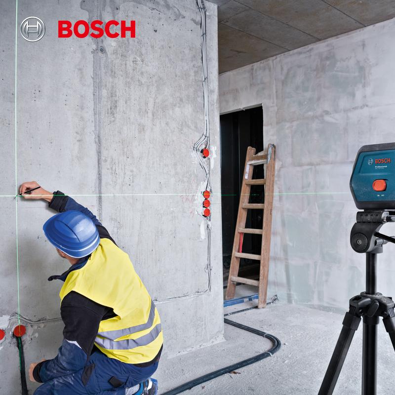 Bosch Лазерный уровень GCL 15-12 XG Комбинированный точечный и линейный лазерный уровень с зеленым лучом