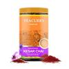 TEACURRY Kesar Chai (100 Grams, 50 Cups) - Saffron Chai with Assam Black Tea - 100% Natural Flavoured Tea with Real Saffron