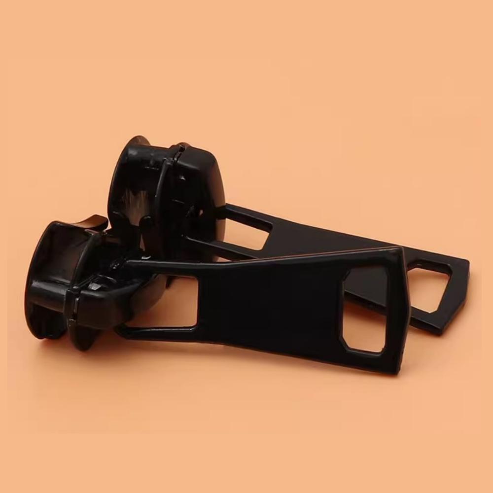 10 шт. Полимерный слайдер для молнии Черный Застежки-молнии для одежды и сумок Пулер для молнии Головка для запасных частей