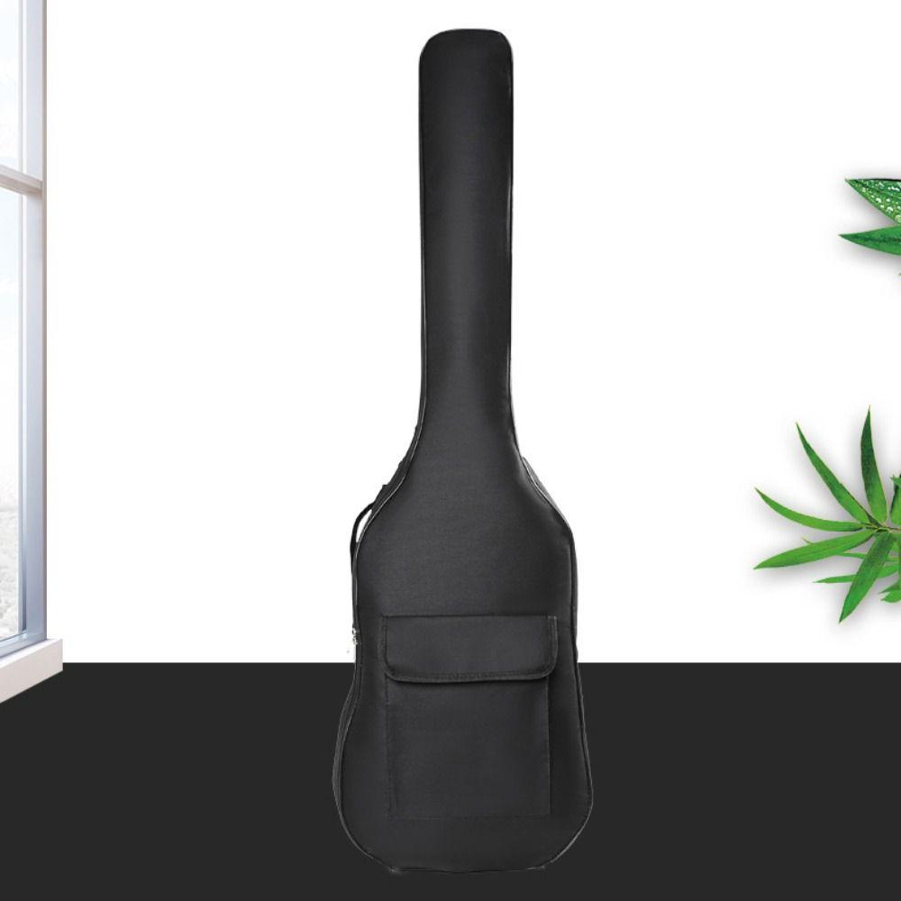 Чехол для бас-гитары из ткани Оксфорд с двумя плечевыми ремнями для электрогитары, сумка для бас-гитары