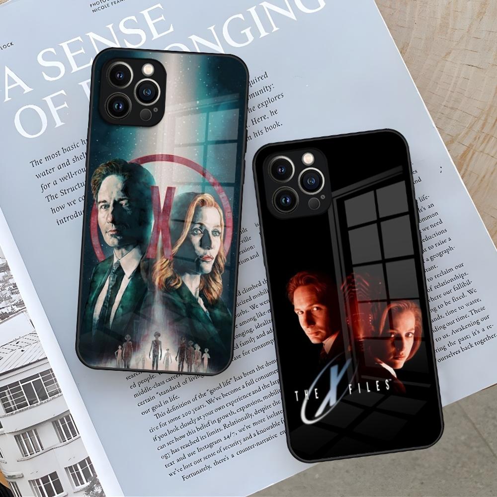 Чехол для телефона X-Files Я хочу верить для iPhone 17 16 Air 15 14 12 11 13 Pro Max Mini X Xr Xs Se Puls стеклянная крышка