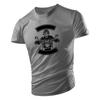 Four Seasons Fashion Men'S Comfortable Casual Breathable T-Shirt 2d Skull Car Print Men Loose Short Sleeve T-Shirt Sports Style