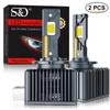 2Pcs 50000LM D3S LED Headlights Canbus D1S D2S D4S D1R D2R D3R D4R 100W Turbo LED 5070 CSP Chip 6000K White 12V 24V