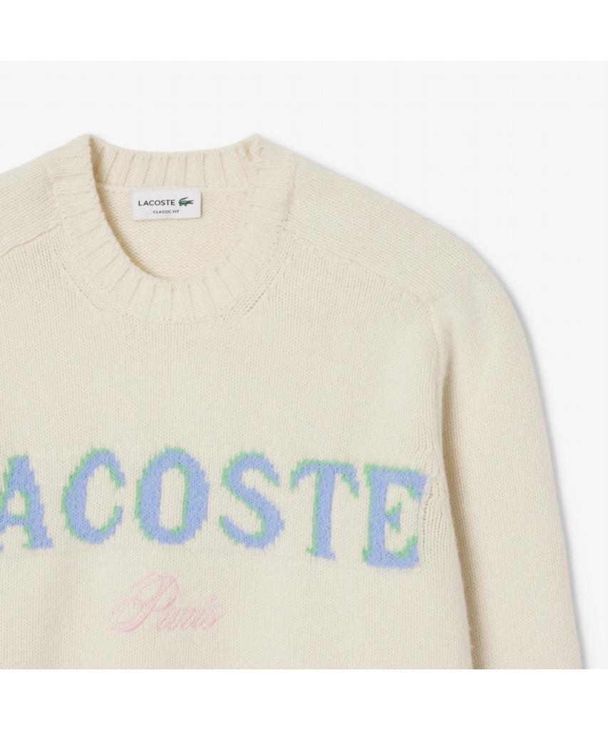 Мужской праздничный джемпер с круглым вырезом LACOSTE Ah5202-55N A9I