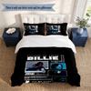 Billie eilish 3‑Piece Bedding Set Soft Microfiber Duvet Cover Pillowcases Comfortable Bed Linen for Bedroom Decoration