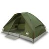 Dome Camping Tent for 2 Persons Olive Green Waterproof