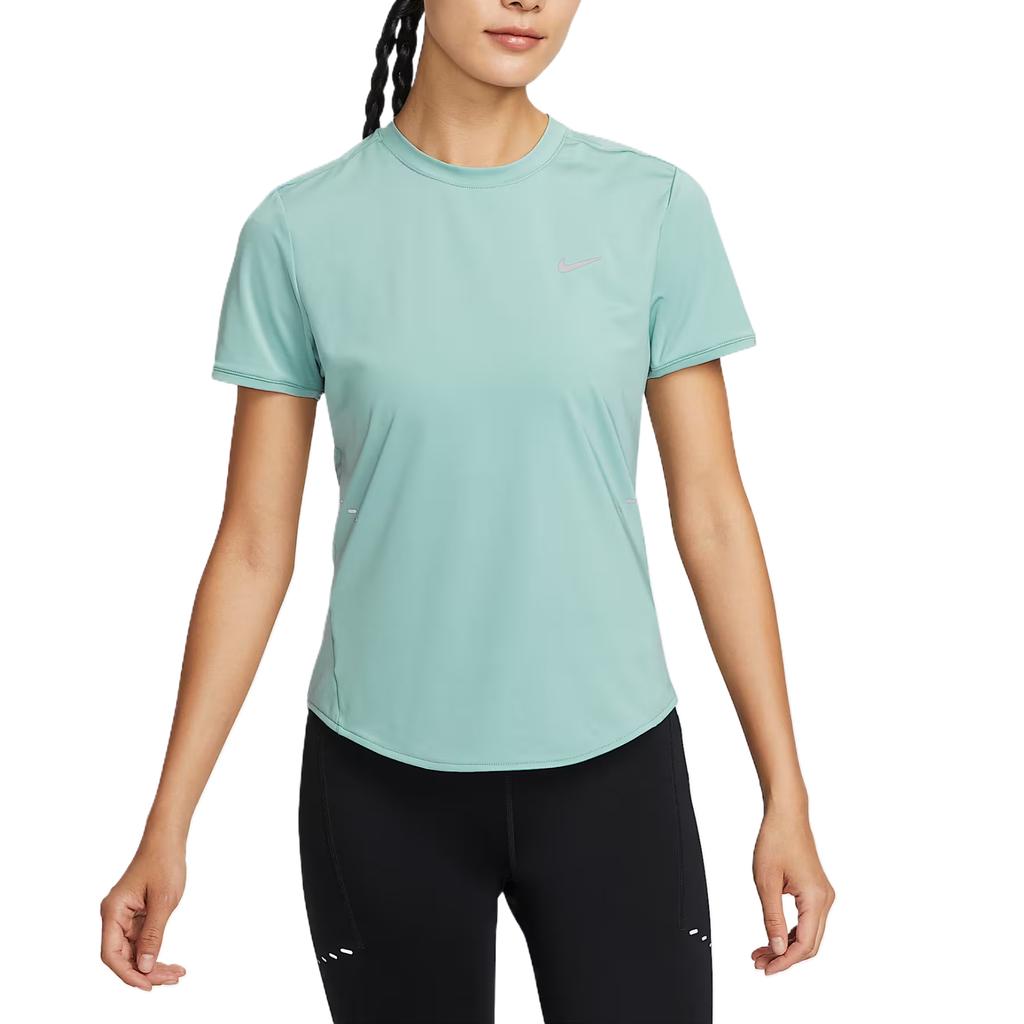 Nike Dri Fit T Shirts Women's Cannoneer Gray Crew Neck Moderate Straight Fit HM9699-017