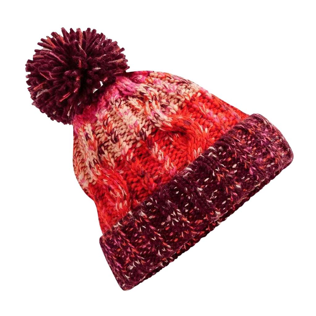 Beechfield Unisex Adult Corkscrew Pom Pom Beanie