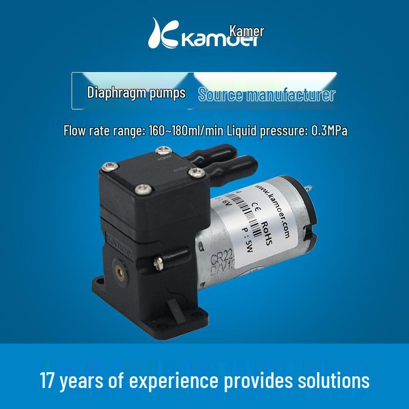 Miniature 12-24V Self-Priming Electric Diaphragm Water Pump for Corrosive Liquids