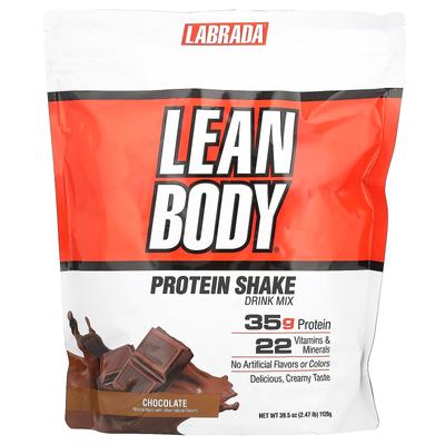 Lean Body, Высокопротеиновый заменитель пищи, Шоколад, 2,47 фунта (1120 г)