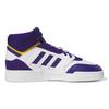 adidas Оригинальные кожаные нескользящие прочные высокие кеды для скейтбординга унисекс белые фиолетовые GV9327