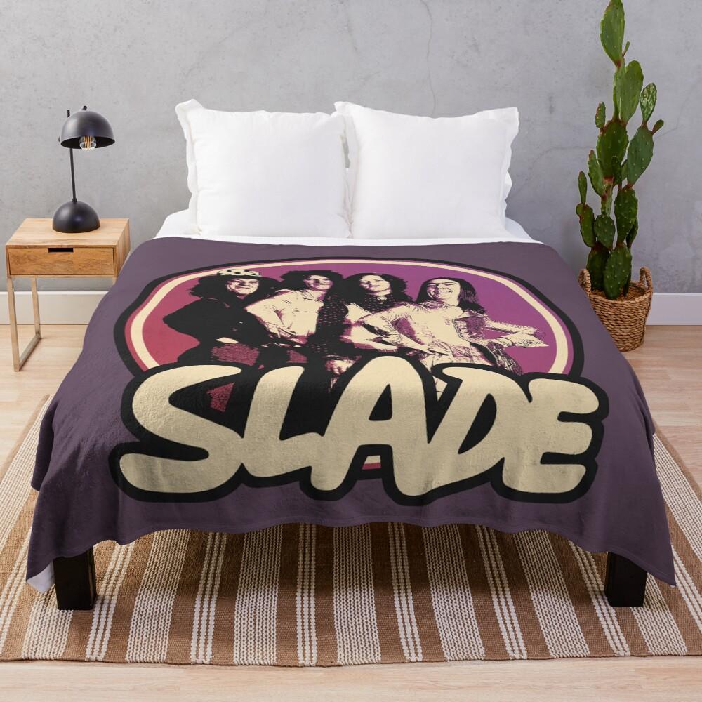 Slade Band Glam Rock Throw Blanket