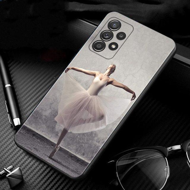 Чехол для Samsung Galaxy A51 A71 A01 A11 A21 A21s A31 A41 A72 A52 A42 A32 A22 A12 A02 A02s F42 Ballet Dance Girl Ballerina