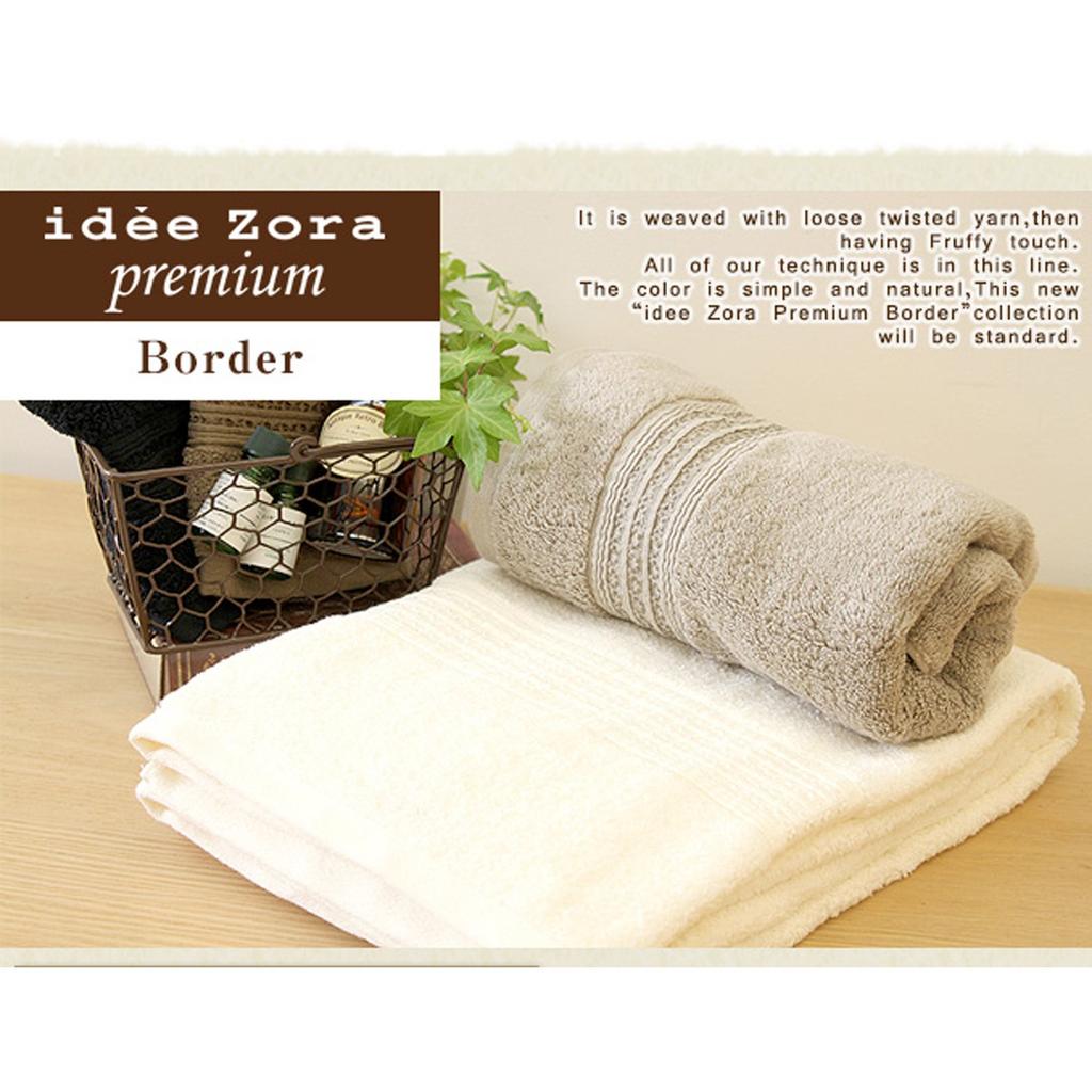 Имабари Идеазора Премиум Бордюр Банное Отель Душ Слоновая кость Полотенце, Полотенце, Полотенце,