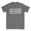 Футболка NIN Retro Logo Nine Inch Nails, мужская модная хлопковая футболка с круглым вырезом и коротким рукавом, идея для подарка, одежда