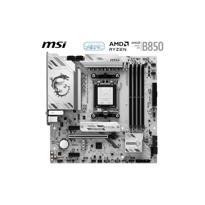 MSI B850M GAMING PLUS WIFI6E Micro-ATX Gaming Motherboard MB6803