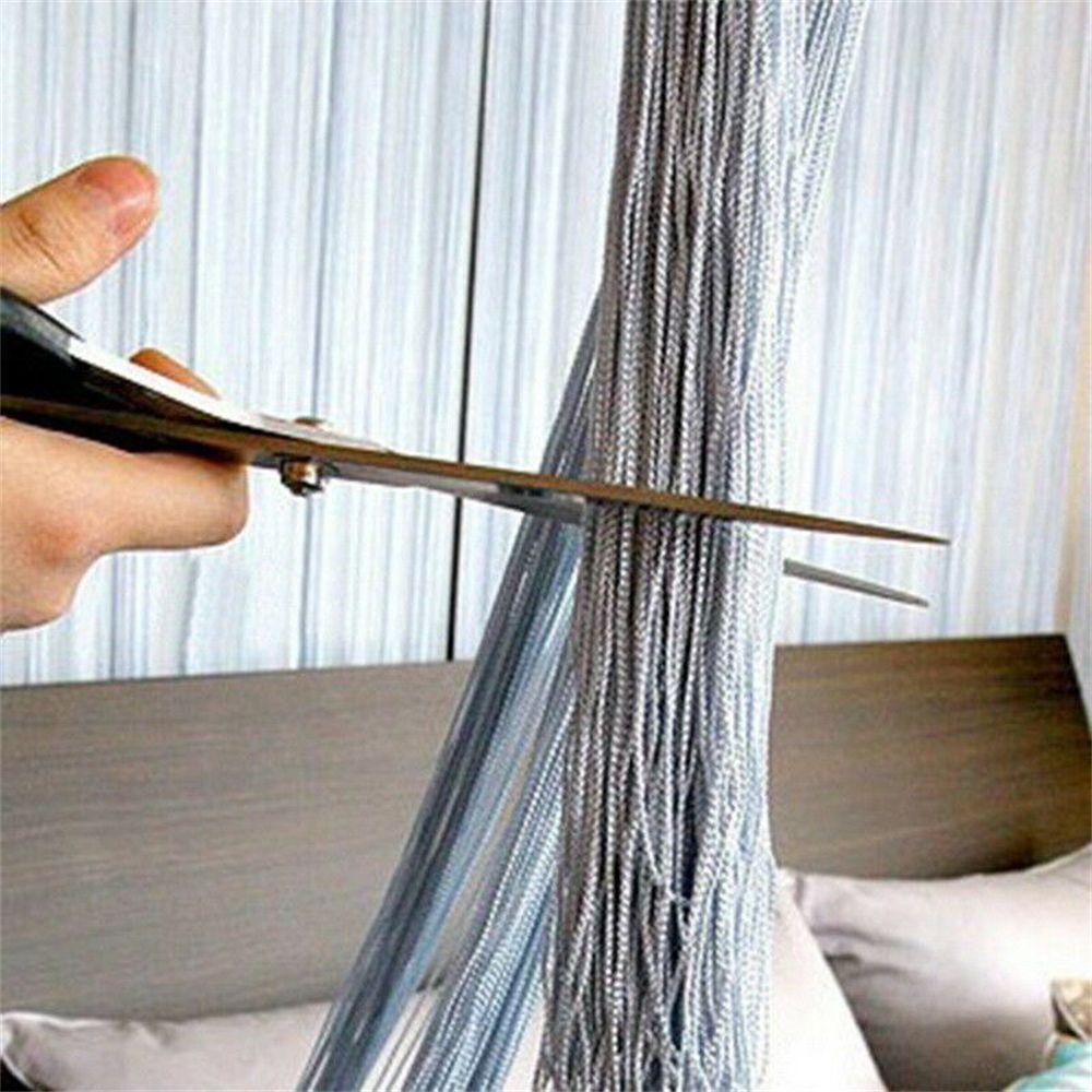 Ширма-разделитель комнаты, сетка с кисточками, подвесные шторы из бусин, экранная панель, нитяная штора, москитная сетка для двери