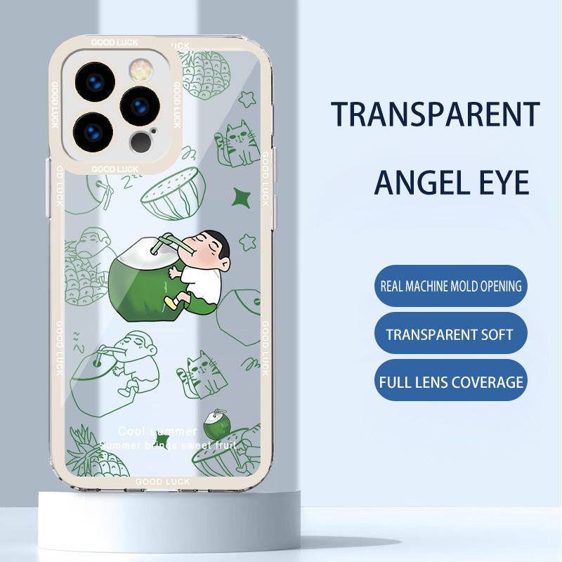 Совместим с iPhone 11 Pro, Xiaomi 6 Plus, арбузным 8/7, кокосово-зеленым 11, для мальчиков 15, прозрачным 14 Макс.