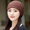 Hollow Out Crochet Slouchy Hat Lace Flower Turban Beanies Caps Chemo Cap Beanies Cap  Outdoor Hats