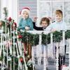 Silver Color Christmas Tree Metal Wire Tinsel Foil Fringe  Christmas Decoration Supplies