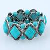 Bohemia Unique Fashion Turquoise Rhombus Cute Bracelet Bangle Women Jewelry