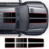 Наклейки на крышку двигателя автомобиля Полосы на капот автомобиля Виниловые наклейки Наклейки для украшения багажника и крыши Аксессуары для Ford Ranger Raptor