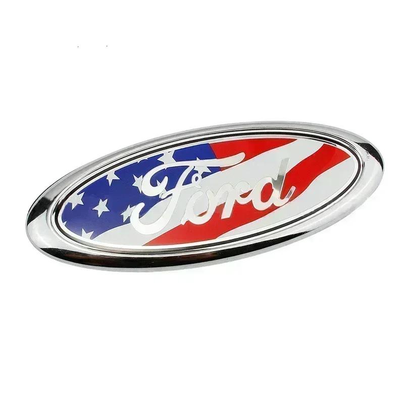 for Ford Fiesta Ranger Focus Explorer Fusion F150 F250 Escape Bronco Mondeo Transit ABS Car Body Trunk Hood Badge Decals Sticker