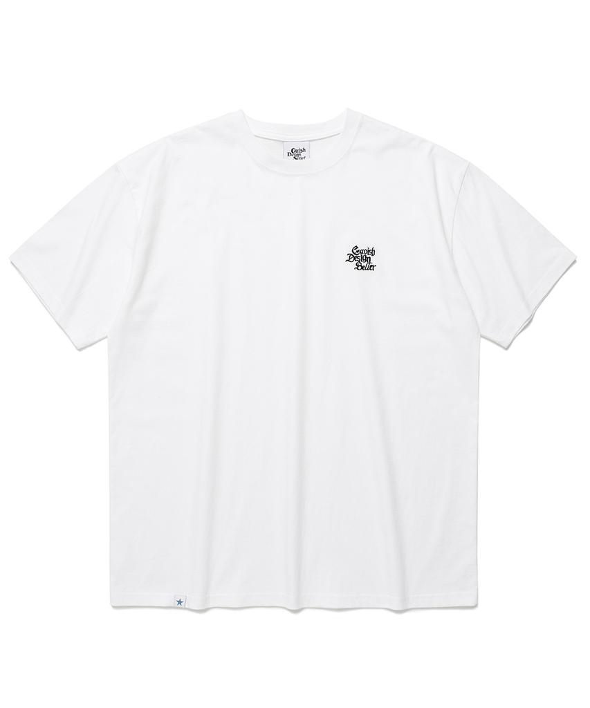 CAVISH Gothic Seller Emb Logo Ss Tee White(Cv2Emut507A)