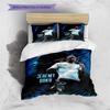 Jeremy Doku Pattern Bedding Home Decoration Birthday Gift ( 1 duvet cover + 2 pillowcase, without core),fan merchandise.