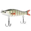 TARUOR 140mm Multi Jointed Swimbait Lifelike 8 Segment Fishing Swimbait Minnow Lures Artificial