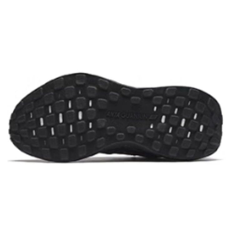 Anta Champion Series Lightweight Shock Absorbing Breathable Low Top Running Shoes Men Sneaker Black 112426623A-3