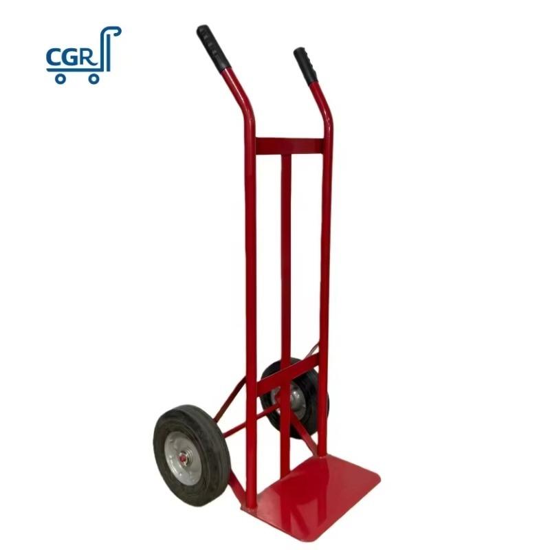 OEM High Quality Heavy Duty Steel Portable Cast Aluminum Wheel Hand Cart And Trolleys For Transportation