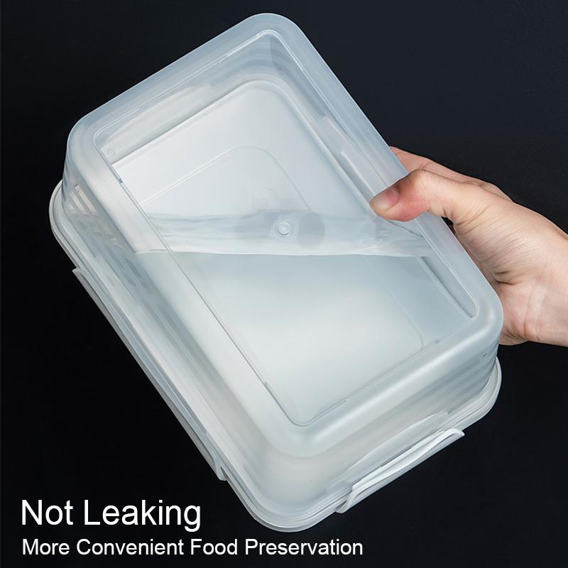 Холодильник, ящик для хранения консервированного мяса, пищевая морозильная камера, отдельные отсеки для замороженного мяса для кухонных коробок для организации