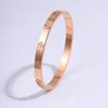 Titanium steel bracelet gold high version temperament zircon bracelet women's light luxury fashion elegance does not fade simple bracelet