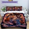 3pcs Tiger Family Duvet Cover Set - Includes 1 Duvet Cover and 2 Pillowcases, No Quilt Core, All-Season Home Decor yy251111044