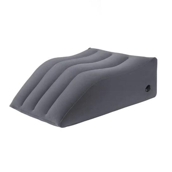 Inflatable Leg Elevation Pillow Portable Easy Inflation Flocking Pillow Ergonomic Design Multifunctional Pillow Circulation Pain Recovery Improved