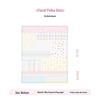 Polka Dot Tearable Sticky Notes with Dashed Line Pattern, M5 Inner Page