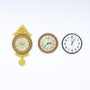 1Pcs Pretend Play Furniture Toy 1:12 Dollhouse Miniature Retro European Wall Clock Play Doll House Home Decor Accessories